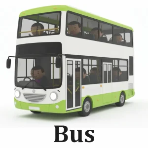Bus (Double deck green)