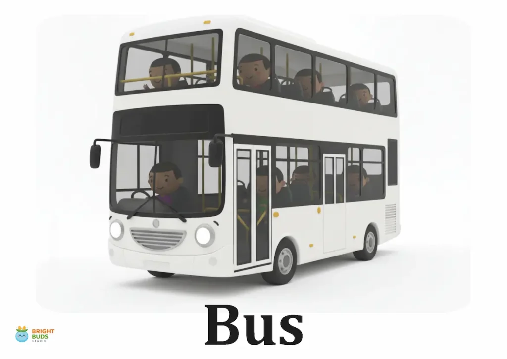 Bus (Double deck white)