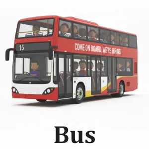Bus (Double deck red)