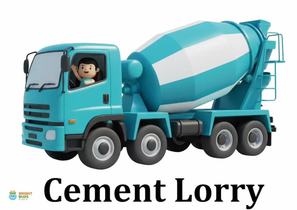 Cement Lorry (Blue)